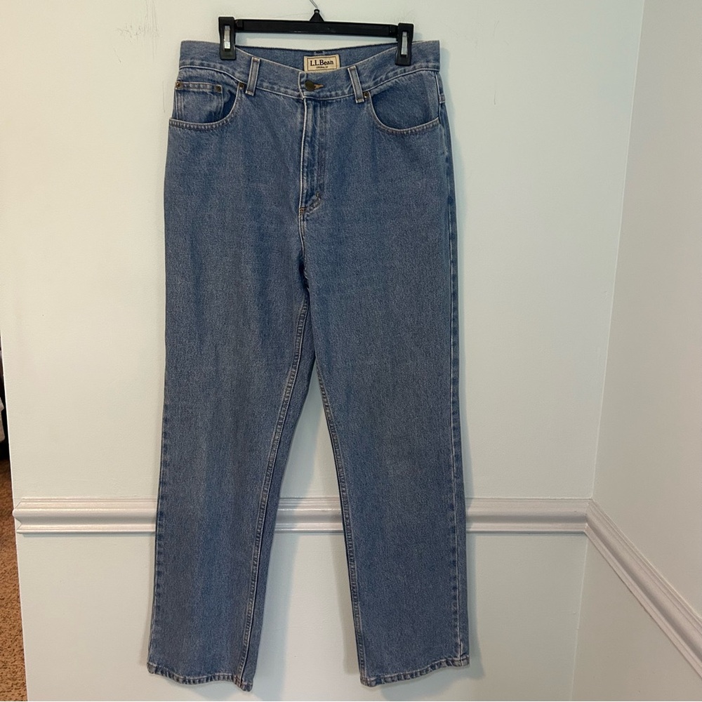 L.L. Bean Original Fit Blue Jeans Size 14 Women’s
